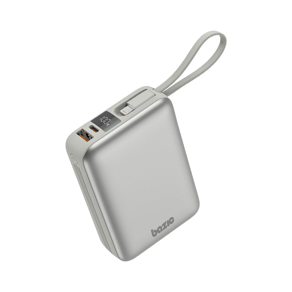 EOL BAZIC GOPOWER FUSION MINI 20K, 3IN1 20000MAH POWERBANK WITH BUILT-IN USB-C AND LIGHTNING CABLE