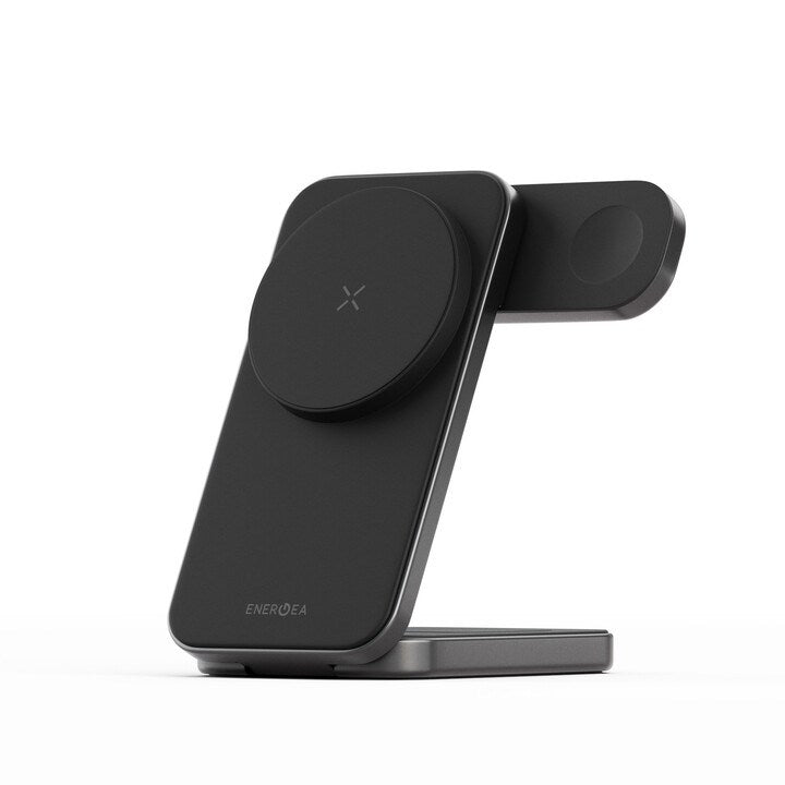 ENERGEA MAGTRIO PLUS, 3IN1 FOLDABLE QI2 MAGNETIC FAST WIRELESS CHARGER