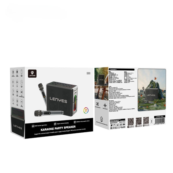 LENYES S861 Portable Karaoke Bluetooth Speaker