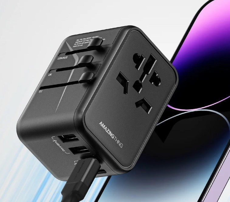 AMAZINGTHING PD65W (2A+3C) Explorer Pro Travel Adaptor