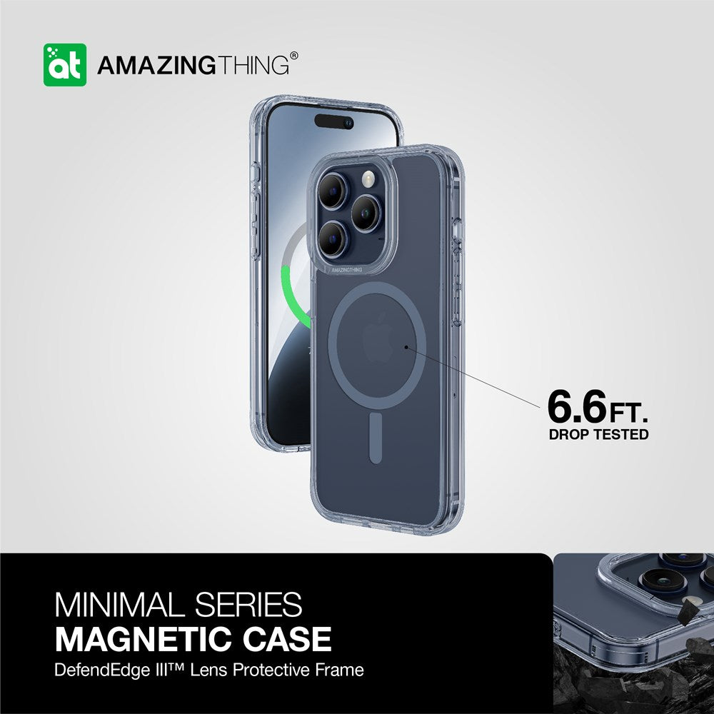 AMAZINGTHING APPLE IPHONE 15 PRO MAX MINIMAL MAG DROP PROOF CASE