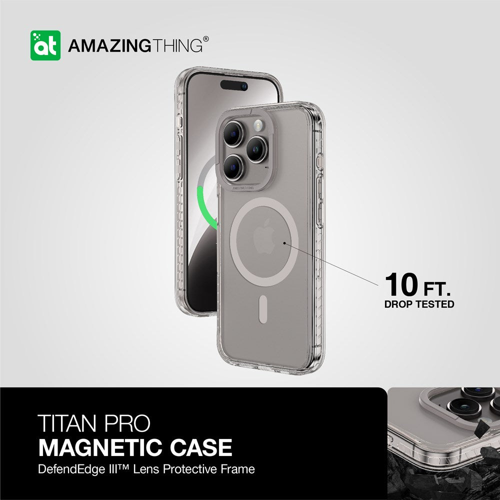 AMAZINGTHING APPLE IPHONE 15 PRO TITAN PRO MAGSAFE DROP PROOF CASE