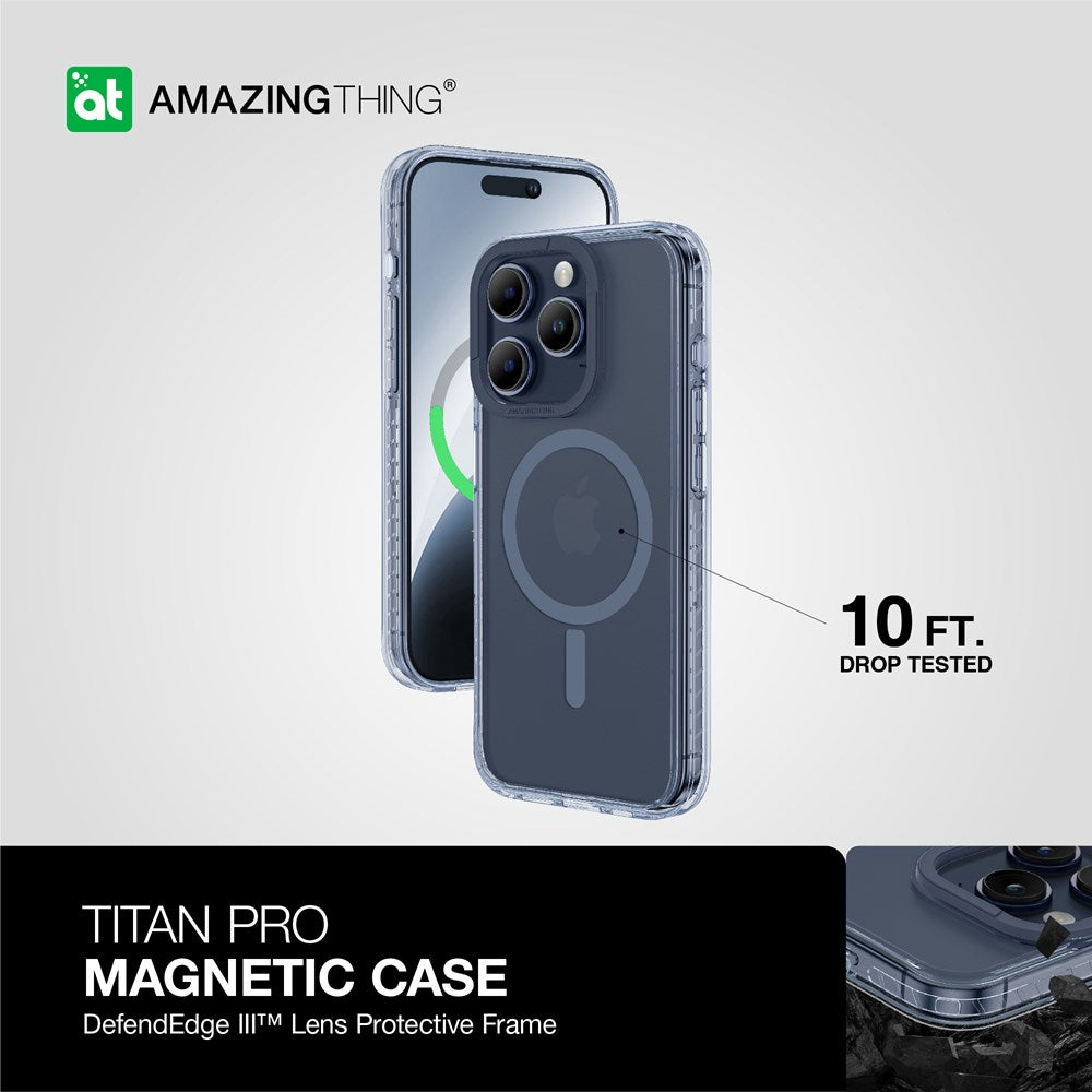 AMAZINGTHING APPLE IPHONE 15 PRO MAX TITAN PRO MAGSAFE DROP PROOF CASE