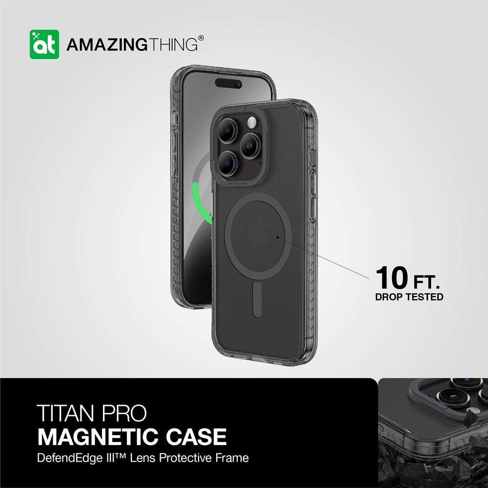 AMAZINGTHING APPLE IPHONE 15 PRO MAX TITAN PRO MAGSAFE DROP PROOF CASE