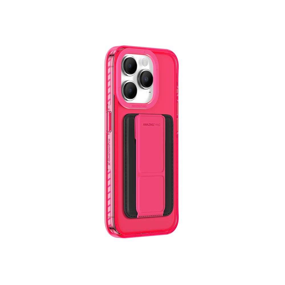 AMAZINGTHING APPLE IPHONE 15 PRO MAX TITAN PRO NEON MAGSAFE WALLET DROP PROOF CASE