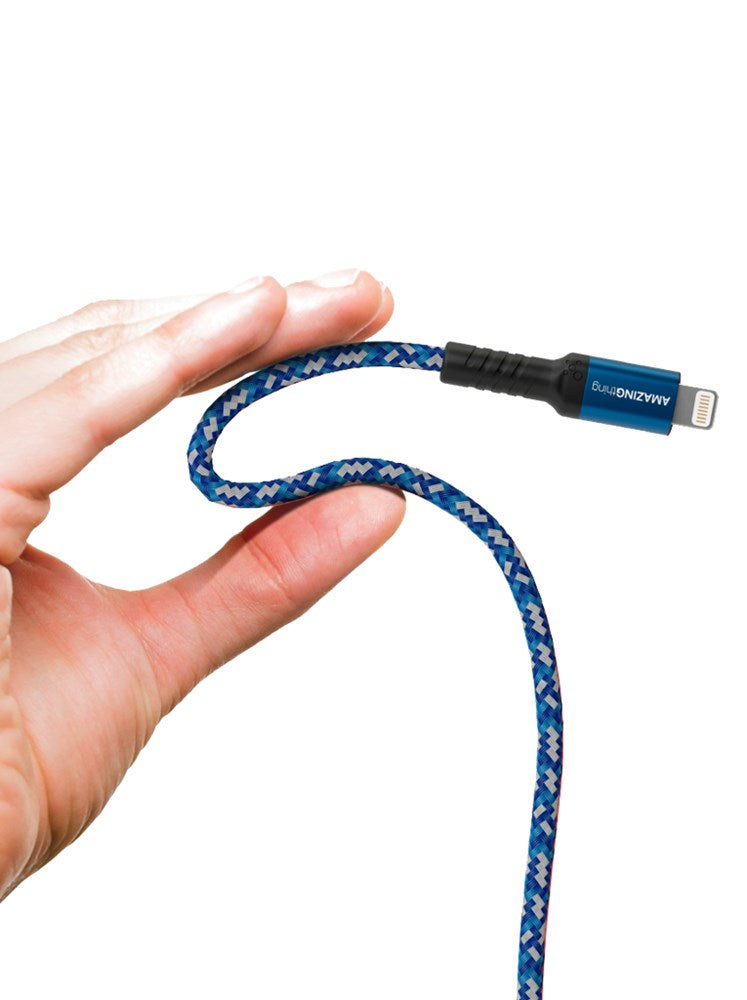 AMAZINGTHING SUPREMELINK LIGHTNING TO USB-C BULLET SHIELD CABLE 1.2M