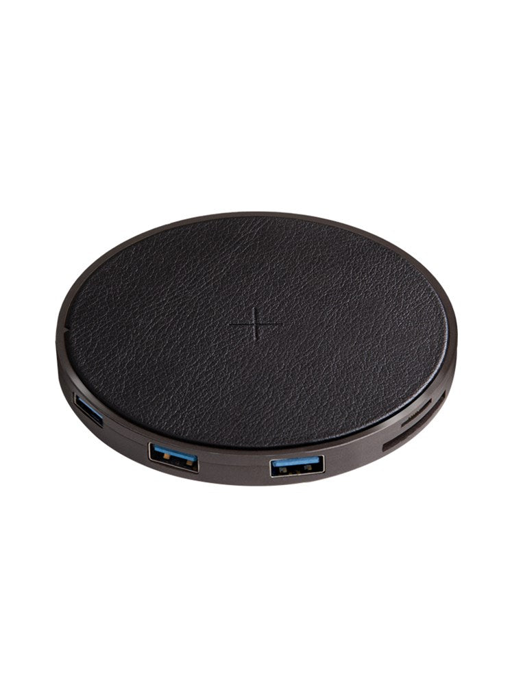 ENERGEA WIHUB ALUMINUM USB-C HUB + WIRELESS CHARGER