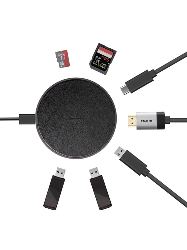 EOL ENERGEA WIHUB ALUMINUM USB-C HUB + WIRELESS CHARGER