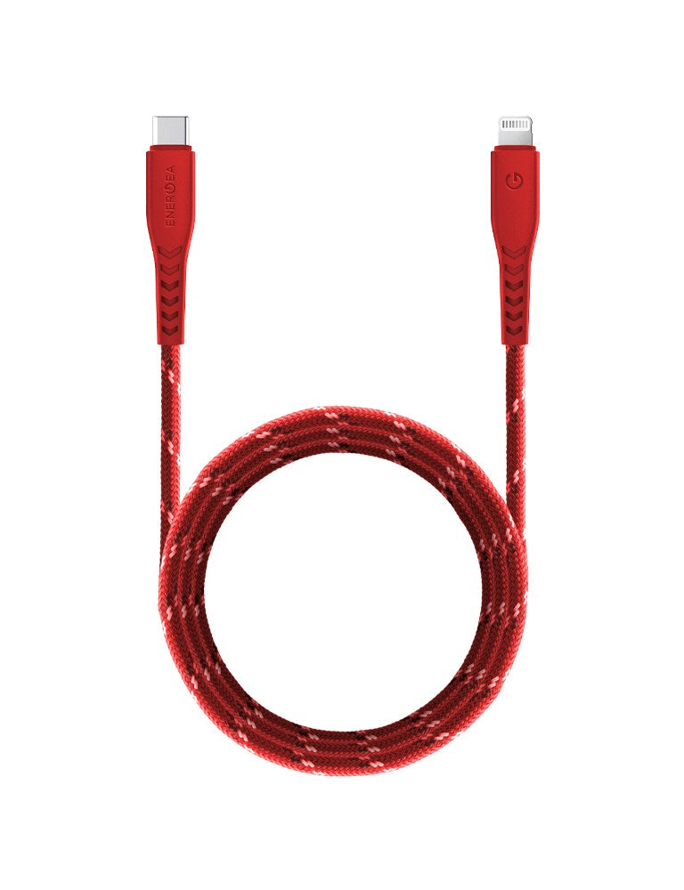 EOL ENERGEA NYLOFLEX CABLE, USB-C TO LIGHTNING C94 MFI 1.5M