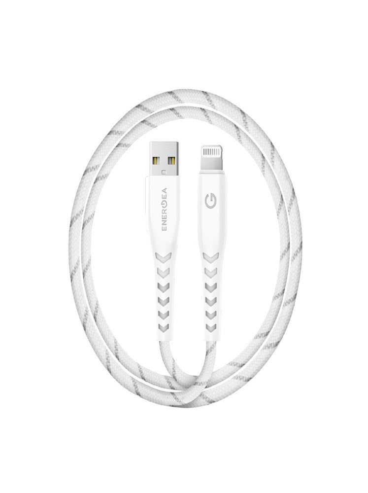EOL ENERGEA NYLOFLEX CHARGE AND SYNC TOUGH LIGHTNING C89 CABLE MFI 1.5M