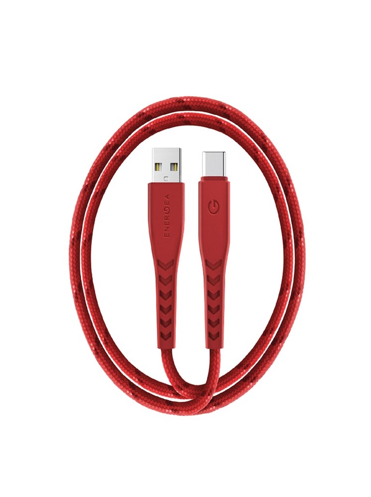EOL ENERGEA NYLOFLEX USB2.0 USB-A TO USB-C 5A UNIVERSAL CABLE 1.5M