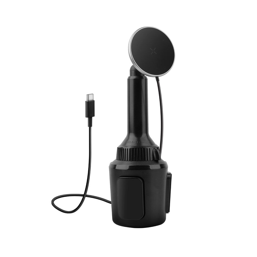 ENERGEA MAGDRIVE(CUP HOLDER/AIRVENT), MAGSAFE COMPATIBLE ALUMINUM CAR CHARGER