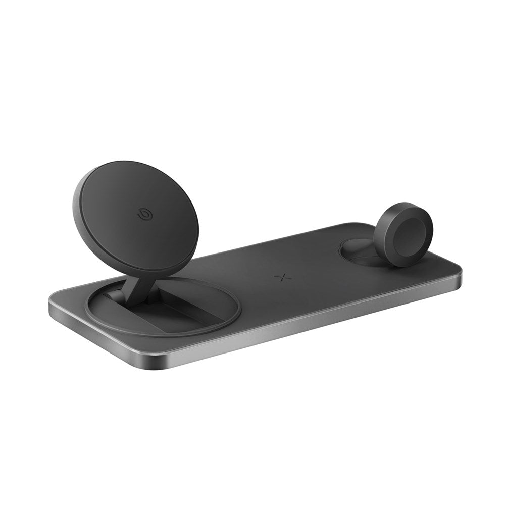 BAZIC GOMAG STATION, 3IN1 MAGNETIC FAST WIRELESS CHARGER WITH BUILT-IN APPLE WATCH CHARGER