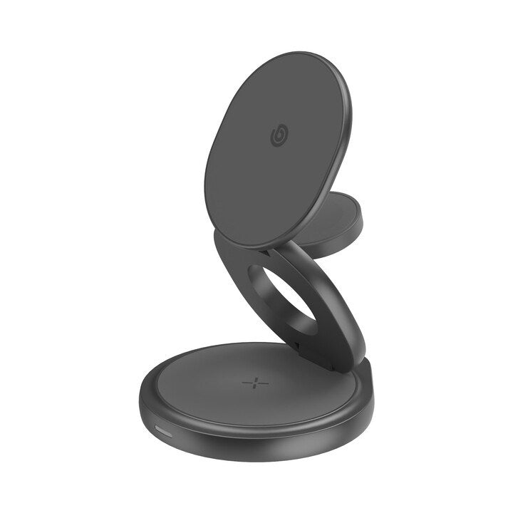 BAZIC GOMAG GYRE, 360 ROTATING BASE 3 IN 1 WIRELESS CHARGER WITH APPLE WATCH AND AIRPODS CHARGING