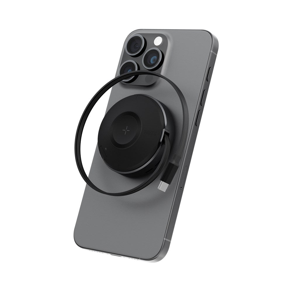 ENERGEA MAGDUO ARC, 2IN1 PHONE  AND APPLE WATCH CHARGER WITH RETRACTABLE CABLE