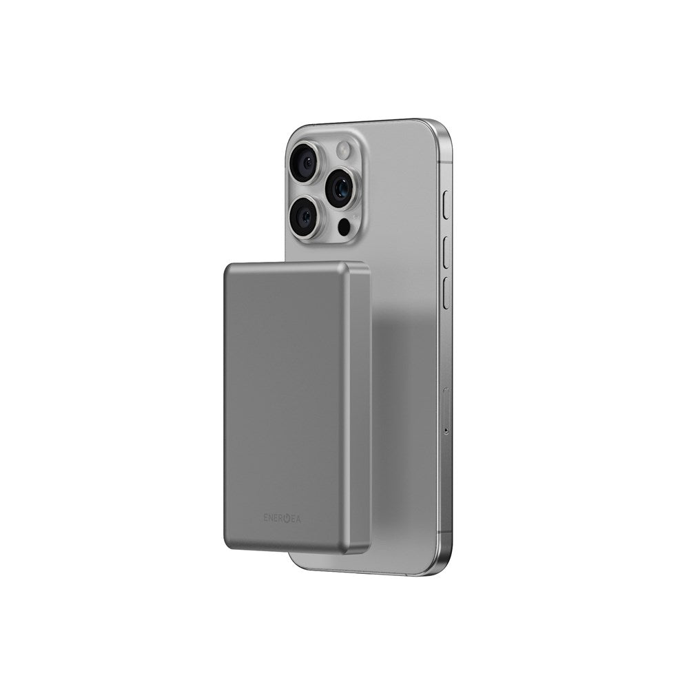 ENERGEA ALUPAC 10K,  10000MAH ULTRA LIGHT ALUMINIUM MAGSAFE COMPATIBLE POWER BANK