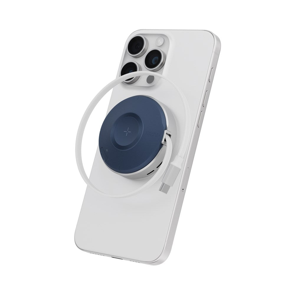 ENERGEA MAGDUO ARC, 2IN1 PHONE  AND APPLE WATCH CHARGER WITH RETRACTABLE CABLE