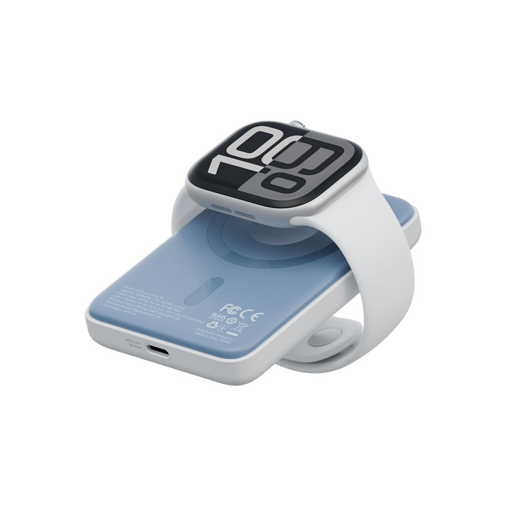 BAZIC GOPOWER SNAP 5K, 3IN1 5000MAH WIRELESS POWERBANK WITH APPLE WATCH CHARGER