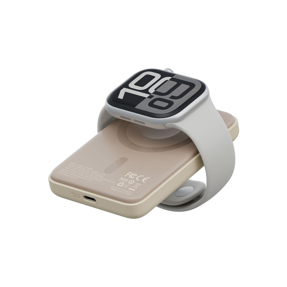 BAZIC GOPOWER SNAP 5K, 3IN1 5000MAH WIRELESS POWERBANK WITH APPLE WATCH CHARGER