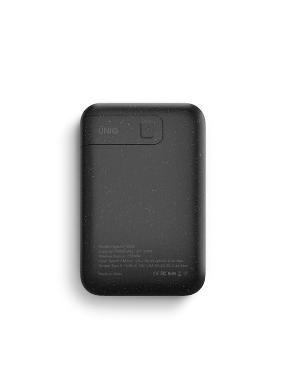 UNIQ HYDEAIR USB-C 18W PD FAST WIRELESS PORTABLE POWER BANK 10000MAH