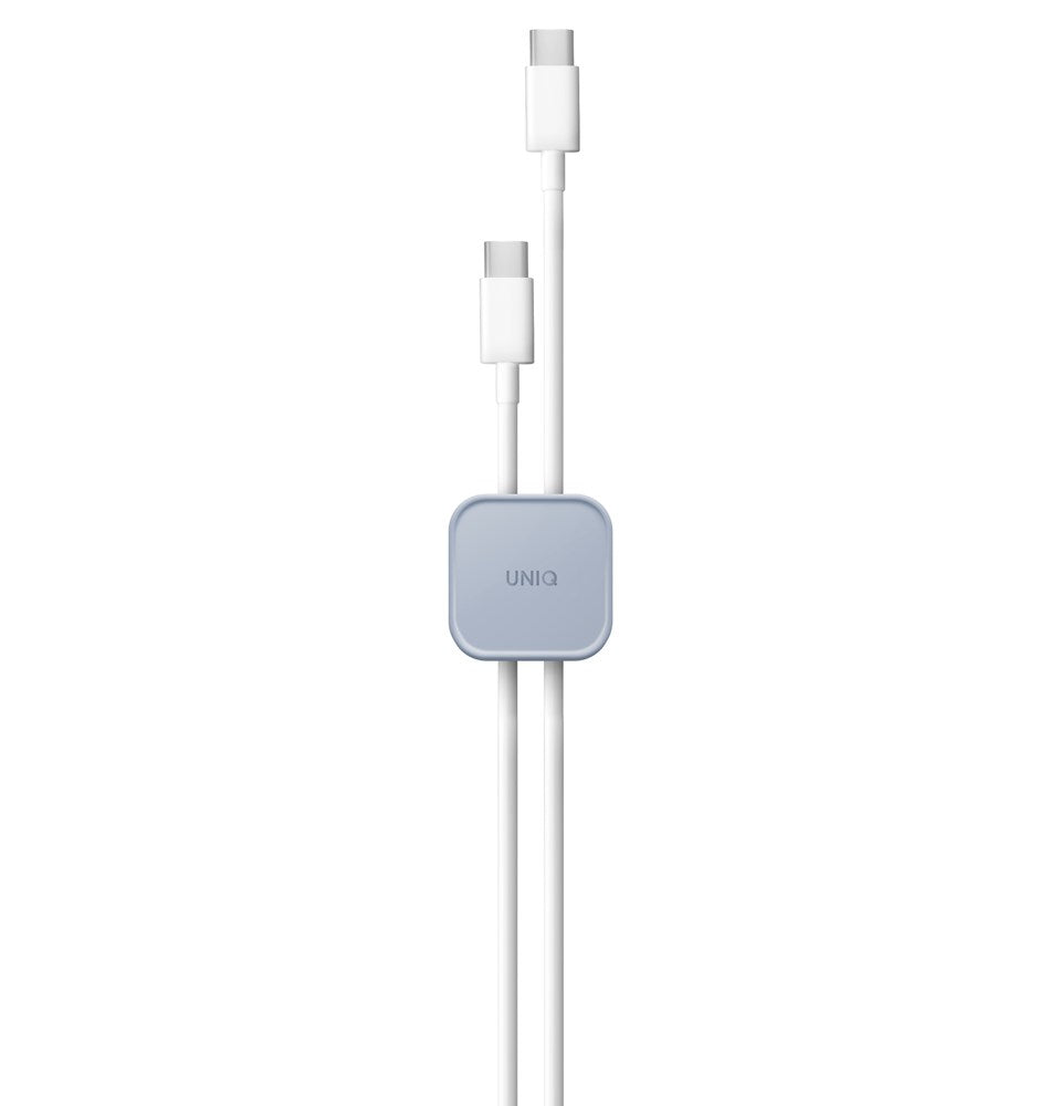UNIQ POD ADHESIVE CABLE ORGANIZERS 8-IN-1 PACK - ARCTIC (BLUE)