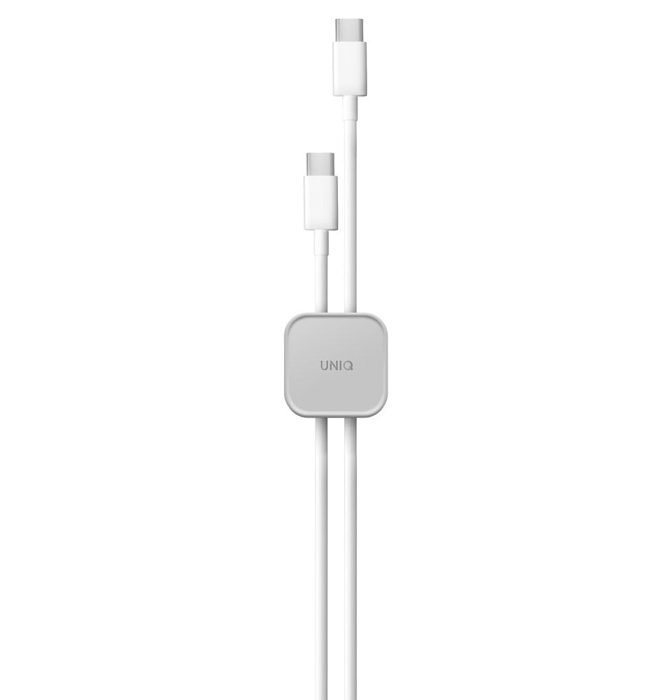 UNIQ POD ADHESIVE CABLE ORGANIZERS 8-IN-1 PACK - CHALK GREY (GREY)