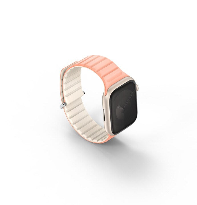 UNIQ REVIX EVO REVERSIBLE MAGNETIC APPLE WATCH STRAP 41/40/38MM - CREPE (CREPE PINK/IVORY)