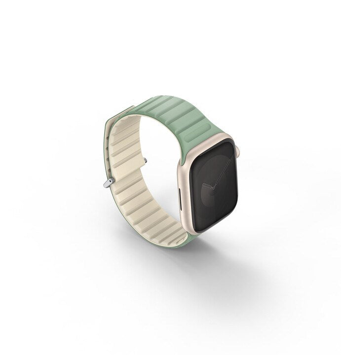 UNIQ REVIX EVO REVERSIBLE MAGNETIC APPLE WATCH STRAP 41/40/38MM - SOFT MINT (SOFT MINT/BEIGE)