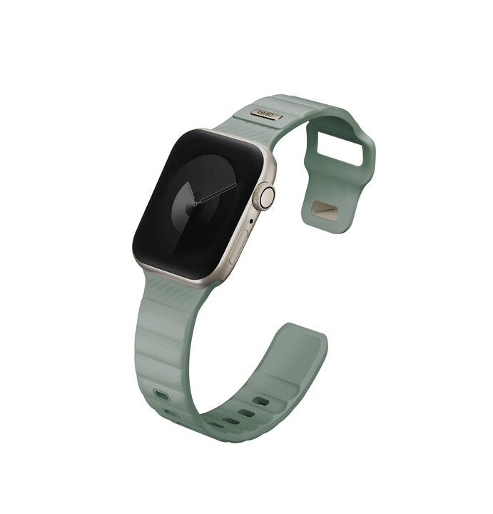 UNIQ STRIDE FKM RUBBER APPLE WATCH STRAP 41/40/38MM - ICEPLANT GREEN (ICEPLANT GREEN)