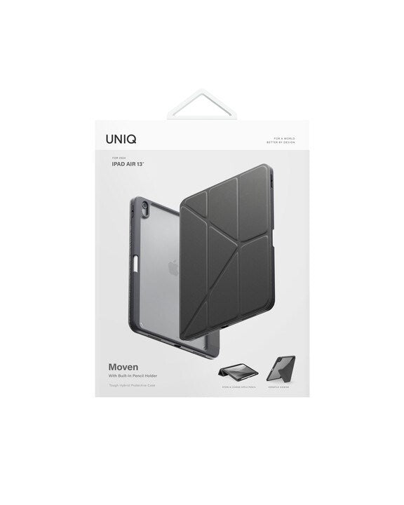 UNIQ MOVEN IPAD AIR 13 M3/M2 (2025/24) - CHARCOAL (GREY)