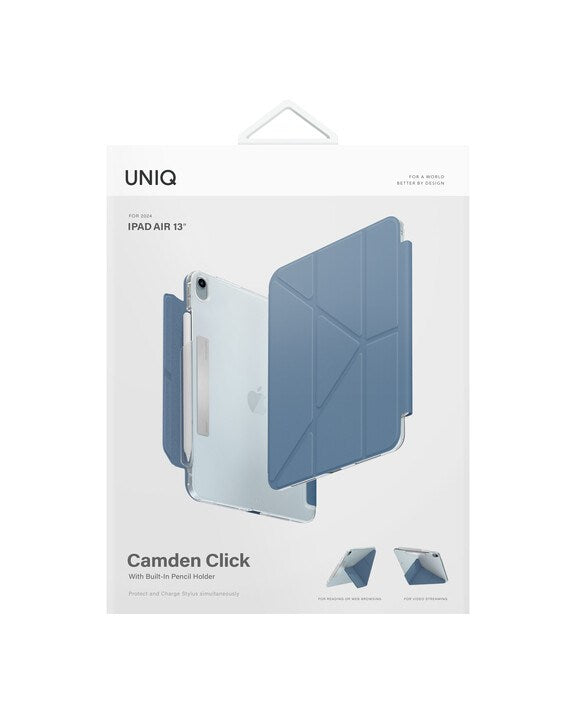 UNIQ CAMDEN CLICK IPAD AIR 13 M3/M2 (2025/24) - STONE BLUE (STONE BLUE)