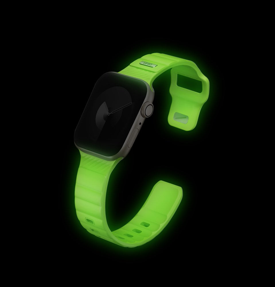 UNIQ STRIDE SE FKM RUBBER APPLE WATCH STRAP 42/41/40MM - LUME (LUME)