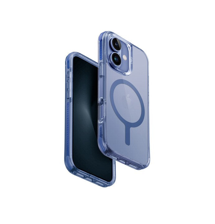 UNIQ HYBRID IPHONE 16 (2024) 6.1 MAGCLICK CHARGING COMBAT - PEARL BLUE (PEARL BLUE)