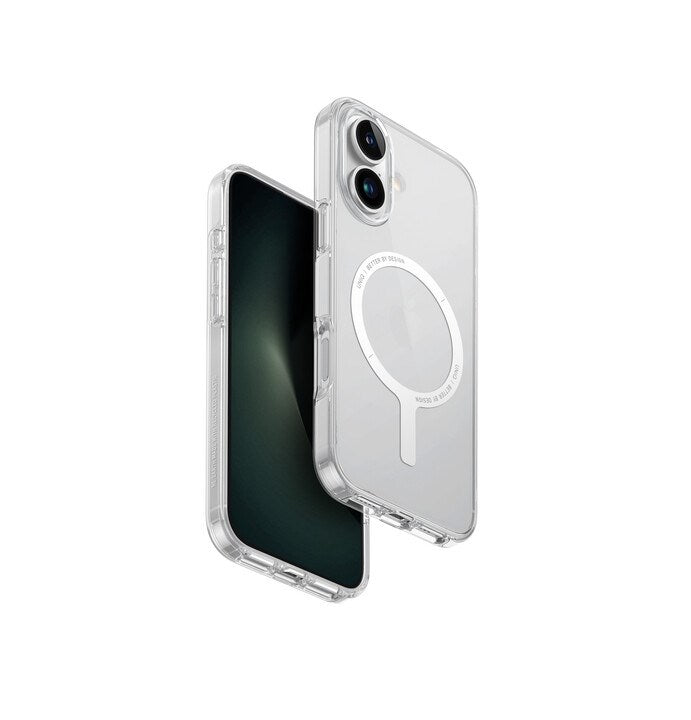 UNIQ HYBRID IPHONE 16 (2024) 6.1 MAGCLICK CHARGING CLARIO (ECO) - LUCENT (CLEAR)