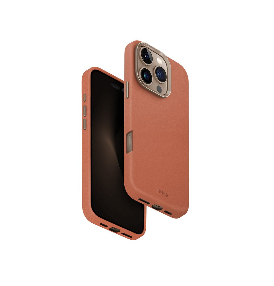 UNIQ HYBRID IPHONE 16 PRO (2024) 6.3 MAGCLICK CHARGING LYDEN - TERRACOTTA (TERRACOTTA)