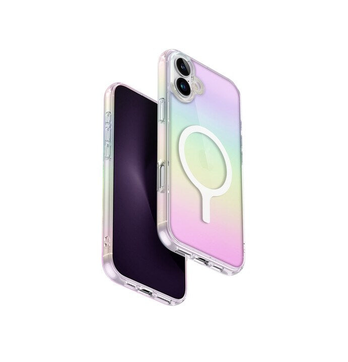 UNIQ HYBRID IPHONE 16 PLUS MAGCLICK CHARGING IRIDESCIA - HOLO QUARTZ (HOLO QUARTZ)