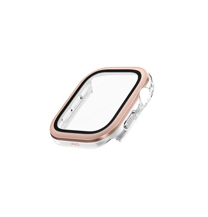 UNIQ VOUTE WATCH CASE WITH TEMPERED GLASS SCREEN 46MM - ROSE GOLD (ROSE GOLD)