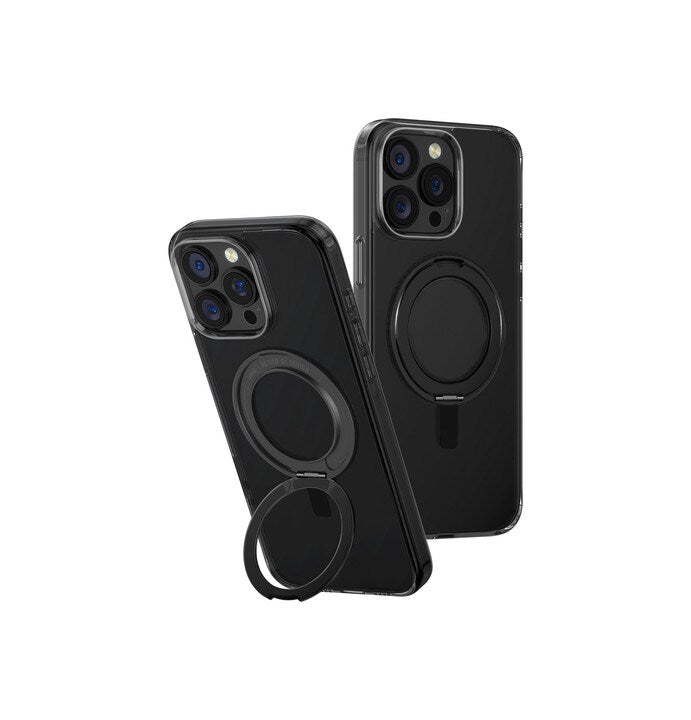 UNIQ HYBRID IPHONE 16 PRO MAX SWIVIX WITH 360 ROTATING KICKSTAND - CARBON (BLACK)