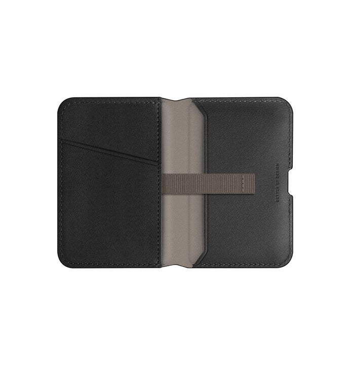 UNIQ LYDEN DS RFID-BLOCKING MAGNETIC WALLET - DALLAS BLACK (DALLAS BLACK/FLINT GREY)