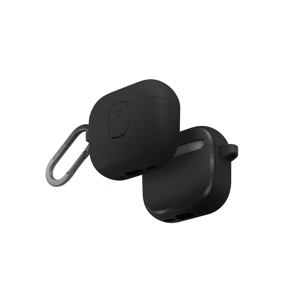 UNIQ CLYDE AIRPODS 4TH GEN (2024) LOCK CASE - CHARCOAL (CHARCOAL/DARK GREY)
