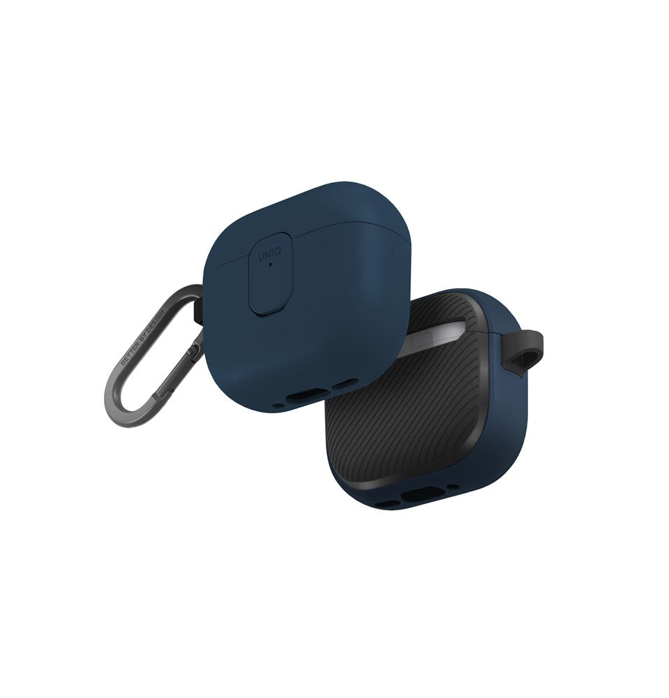UNIQ CLYDE AIRPODS 4TH GEN (2024) LOCK CASE - BLUE (ROYAL BLUE/DARK GREY)