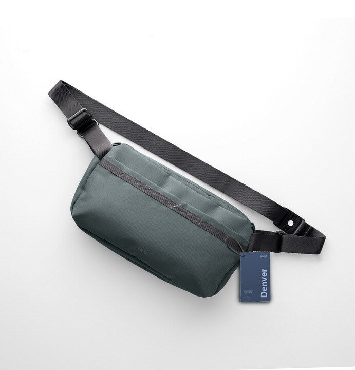 UNIQ DENVER CANVAS CROSSBODY BAG (5L) - CADET BLUE (CADET BLUE)
