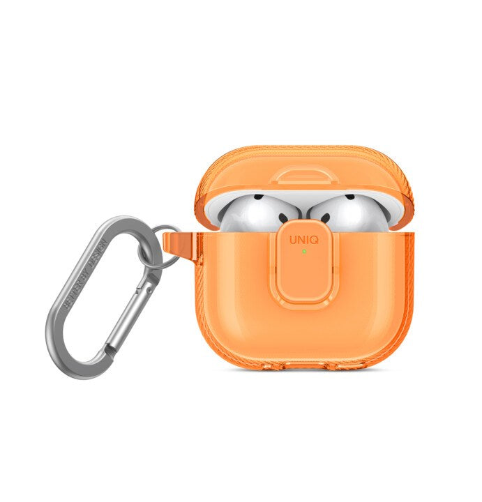 UNIQ GLASE PRO AIRPODS 4TH GEN LOCK CASE - GOLDEN CITRUS (GOLDEN CITRUS)