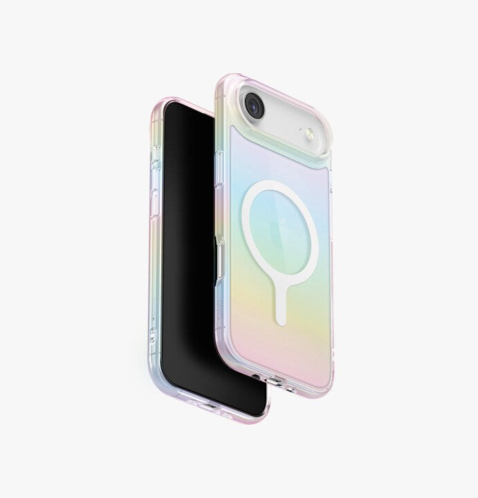 UNIQ HYBRID IPHONE 17 AIR (2025) 6.6 MAGCLICK CHARGING IRIDESCIA - HOLO QUARTZ (HOLO QUARTZ)
