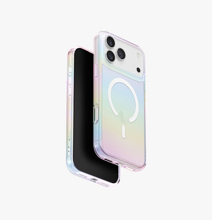 UNIQ HYBRID IPHONE 17 PRO MAX (2025) 6.9 MAGCLICK CHARGING IRIDESCIA - HOLO QUARTZ (HOLO QUARTZ)