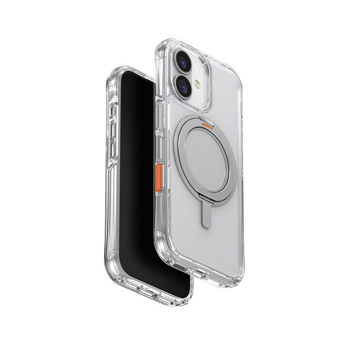 UNIQ HYBRID IPHONE 17 (2025) 6.3 SWIVIX WITH 360 ROTATING KICKSTAND - LUCENT CLEAR (LUCENT CLEAR)