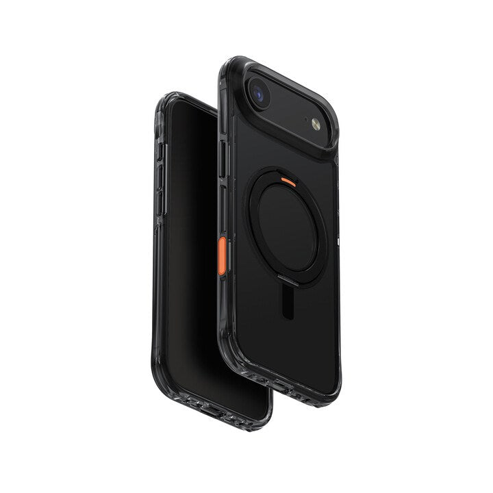 UNIQ HYBRID IPHONE 17 AIR (2025) 6.6 SWIVIX WITH 360 ROTATING KICKSTAND - CARBON BLACK (CARBON BLACK)