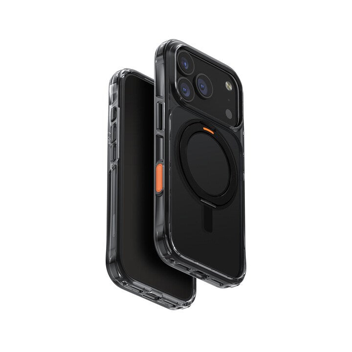 UNIQ HYBRID IPHONE 17 PRO (2025) 6.3 SWIVIX WITH 360 ROTATING KICKSTAND - CARBON BLACK (CARBON BLACK)