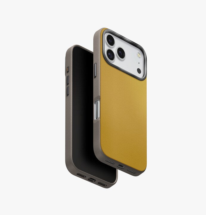 UNIQ HYBRID IPHONE 17 PRO (2025) 6.3 MAGCLICK CHARGING LYDEN DS - CANARY YELLOW (CANARY YELLOW/FLINT GREY)