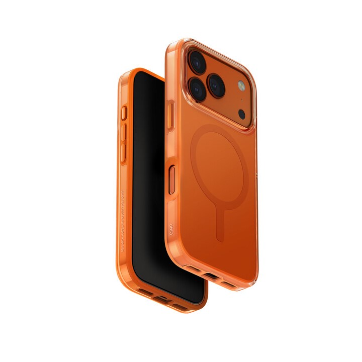 UNIQ HYBRID IPHONE 17 PRO (2025) 6.3 MAGCLICK CHARGING CLARIO (ECO) - VOLT ORANGE (VOLT ORANGE)